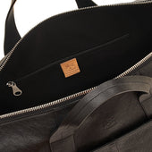 Galileo Borsa Da Viaggio Da Uomo In Pelle Invecchiata Colore Nero