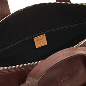 Galileo Borsa Da Viaggio Da Uomo In Pelle Invecchiata Colore Caff