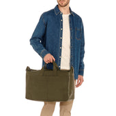 Galileo Borsa Da Viaggio Da Uomo In Pelle Invecchiata Colore Bosco