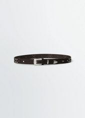 WESTERN STUDS BELT 30 MM IN LEATHER