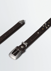 Western Studs Belt 30 Mm In Leather