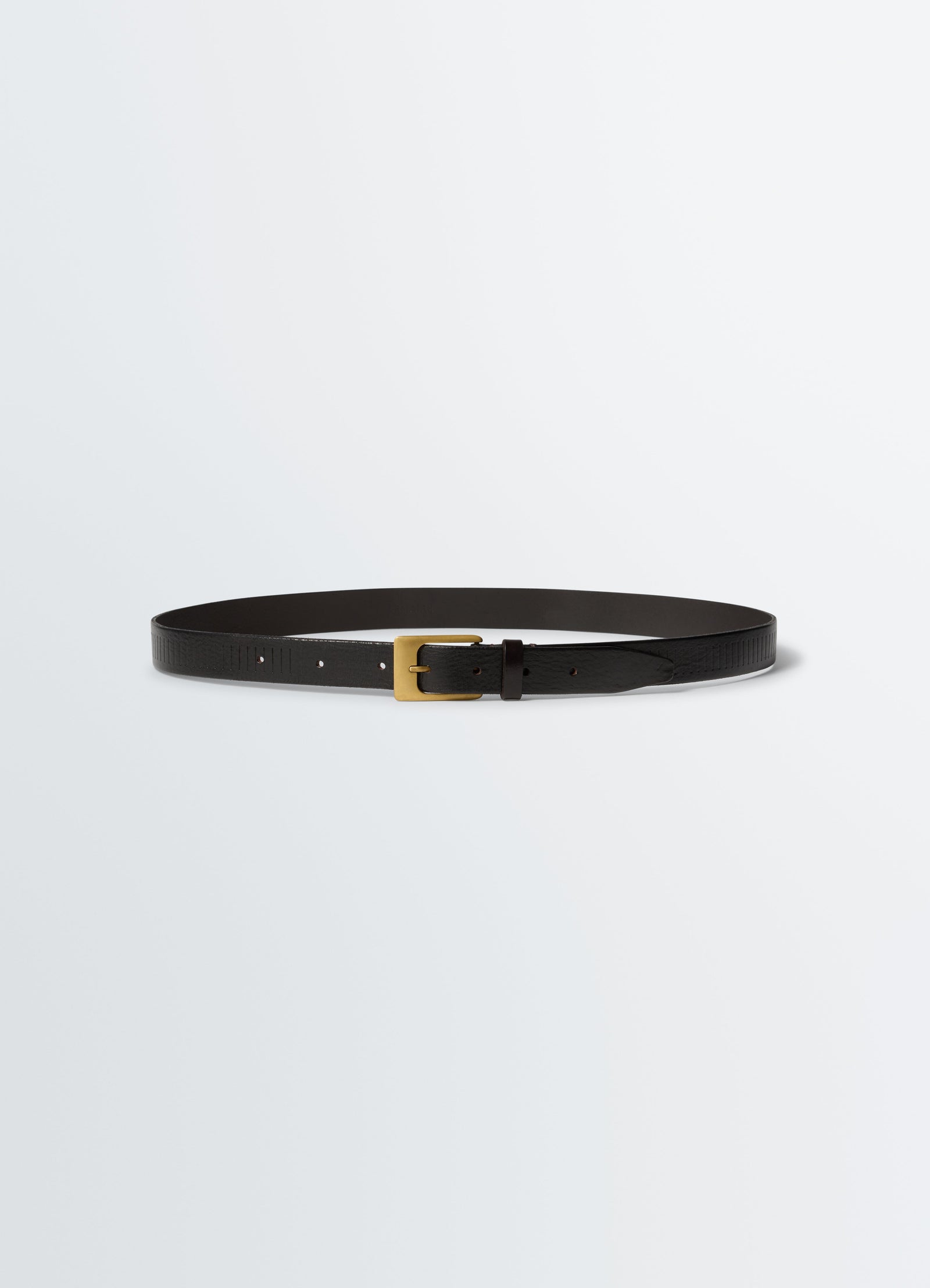 Rail Belt 25 Mm In Leather