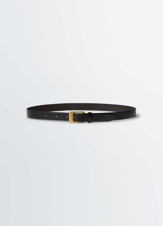 RAIL BELT 25 MM IN LEATHER