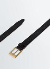 Rail Belt 25 Mm In Leather