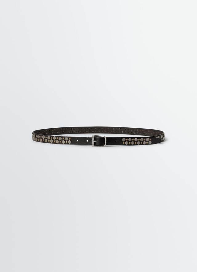 RIO STUDS BELT 20 MM IN LEATHER