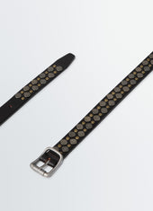 Rio Studs Belt 20 Mm In Leather