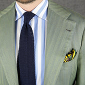 Crunchy Silk Knit Tie