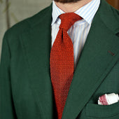 Crunchy Silk Knit Tie