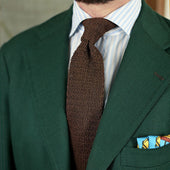 Crunchy Silk Knit Tie