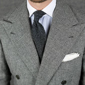 Crunchy Silk Knit Tie Mottled