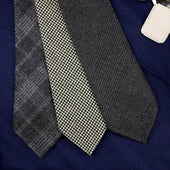 Glencheck Bespoke Wool Tie