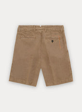 Beachshort Bermuda In Lino Con Pences