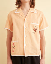 Beaded Blackjack Short Sleeve Shirt