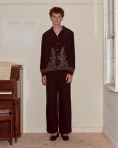 Beaded Epoque Long Sleeve Shirt