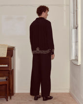 Beaded Epoque Long Sleeve Shirt
