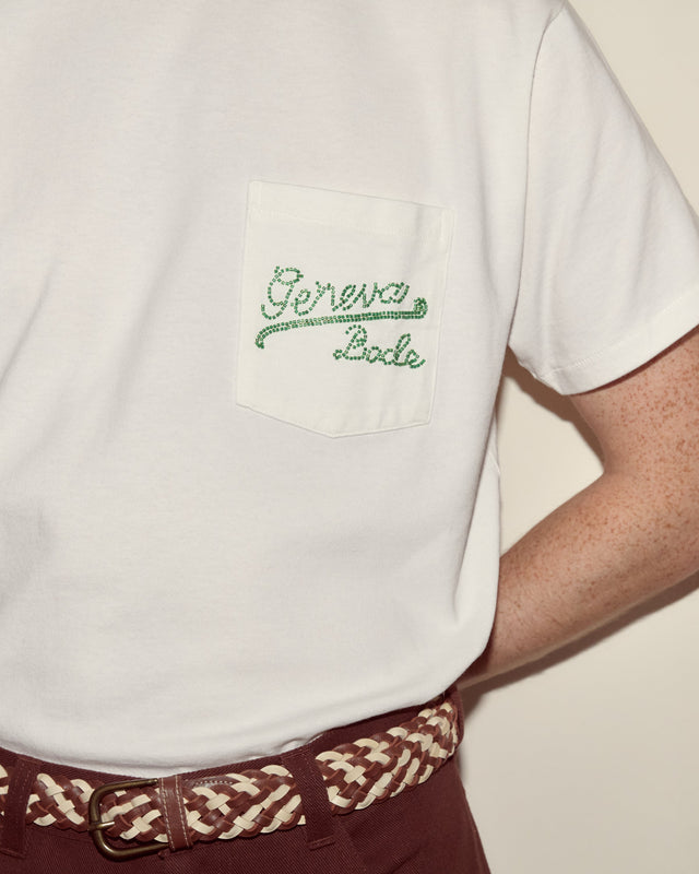 Beaded Geneva Pocket Tee