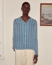 Beaded Sea Stripe Shirt