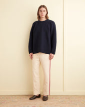 Beaded Stria Trousers