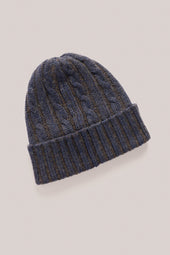 Ribbed Knit Beanie Cashmere And Wool And