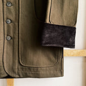 Cotton Herringbone Twill Field Jacket
