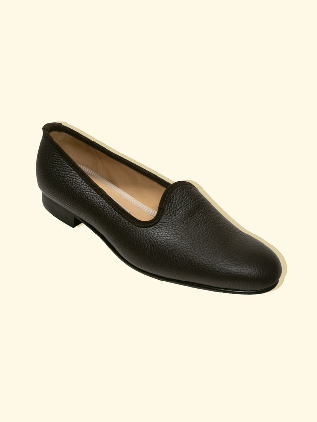 Street Slippers by Bowhill & Elliott for The Anthology - Mocha Deerskin — The Anthology