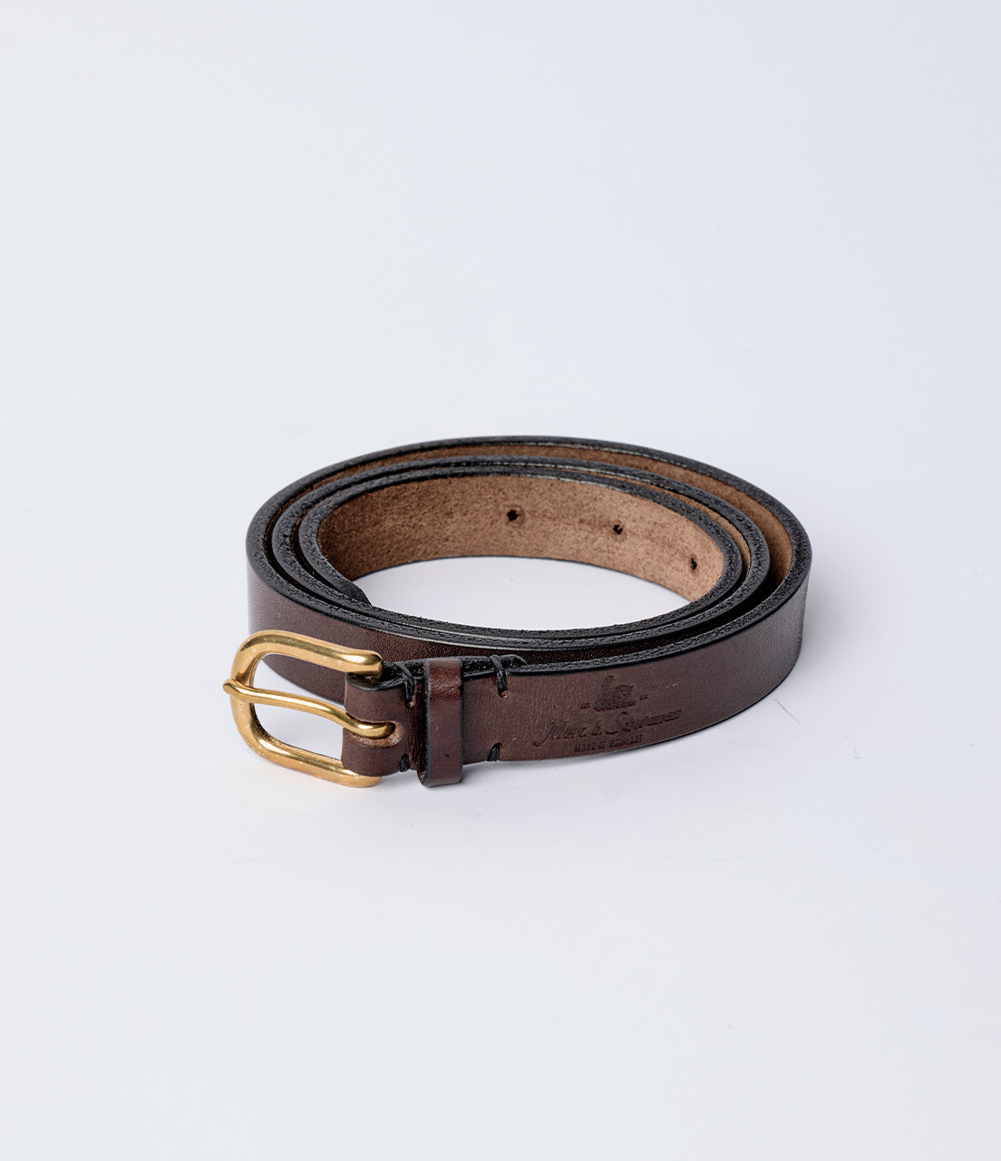Narrow Leather Belt