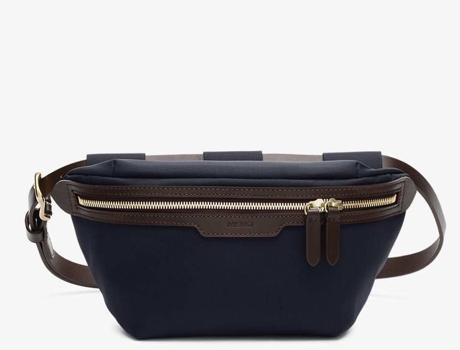 M/S Belt Bag - Navy/Dark Brown