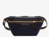 M/S Belt Bag - Navy/Dark Brown