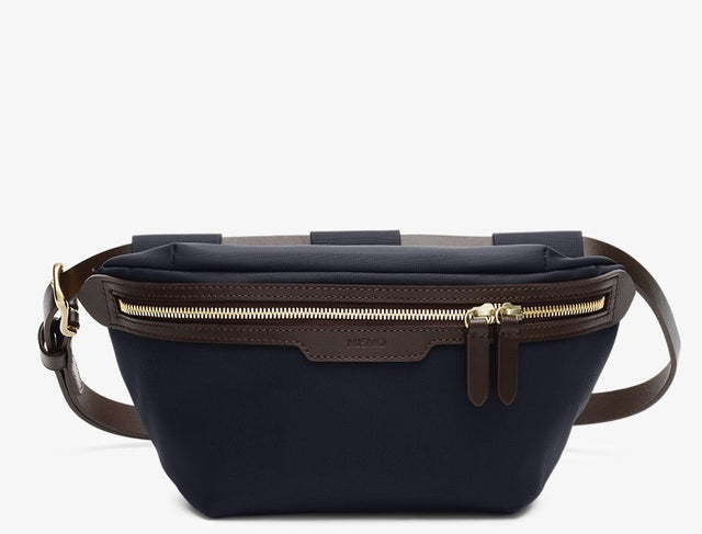 M/S Belt Bag - Navy/Dark Brown