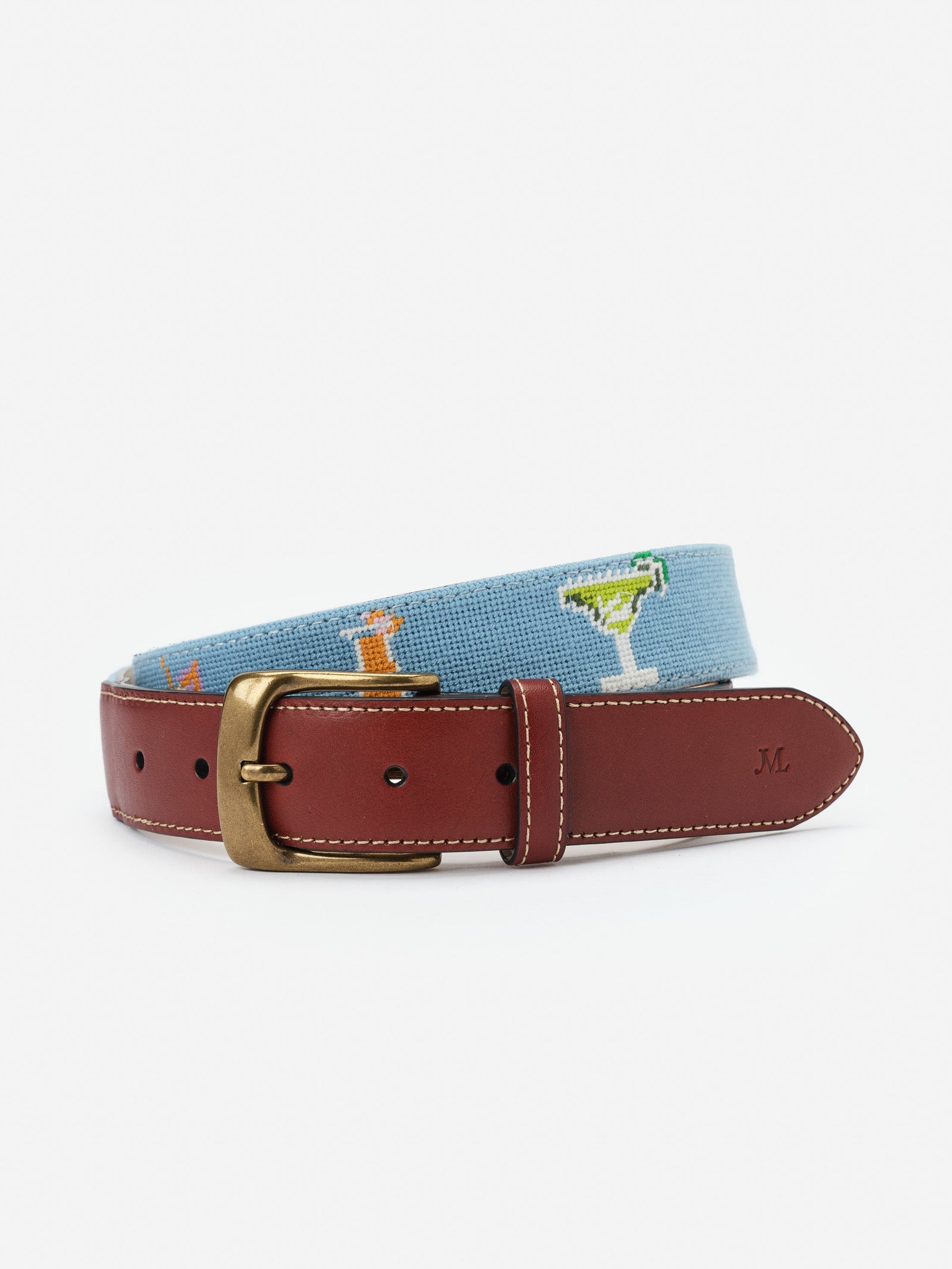 Lt Multi Cocktail Party Needlepoint Belt Men S Belts J Mclaughlin
