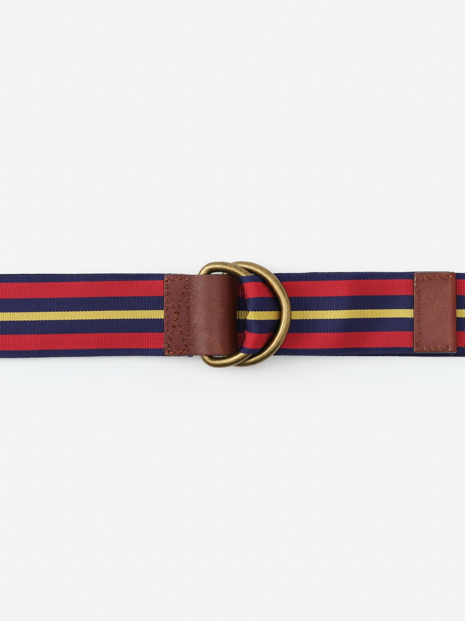Red Yellow Stripe Ribbon Belt Men S Belts J Mclaughlin