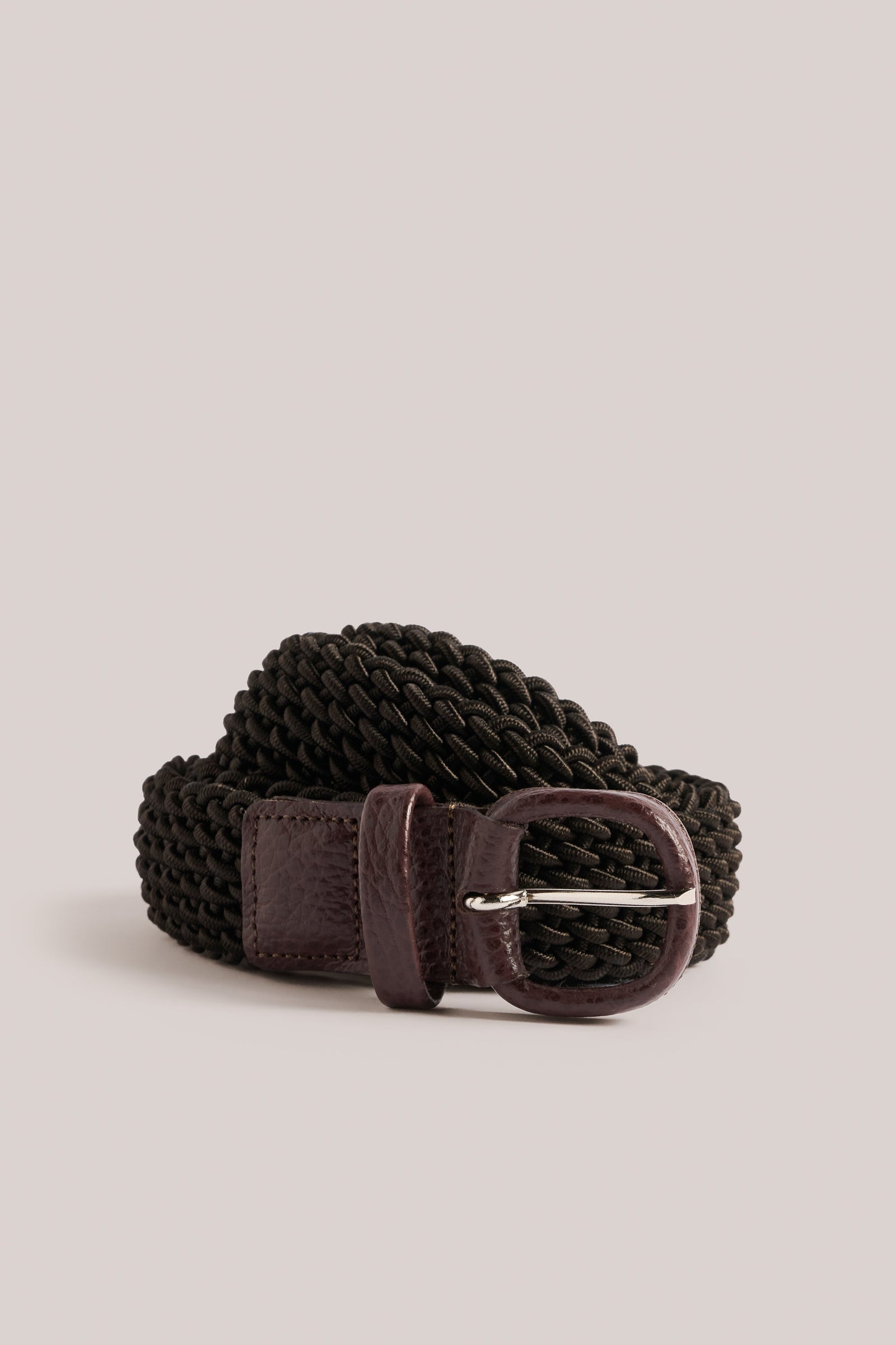 Woven Belt Elastic Leather