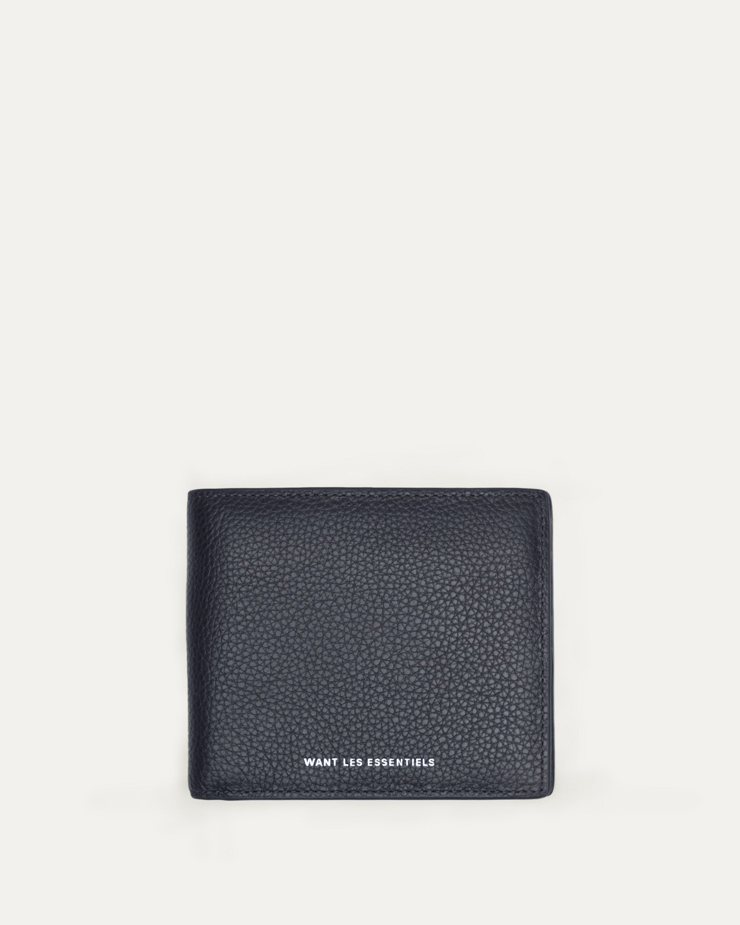 Benin Pebble Grained Leather Bi Fold Wallet