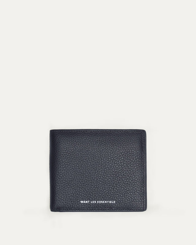 Benin Pebble-Grained Leather Bi-fold Wallet