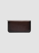 BERGE’ 01 - Brown Zip Around Leather Wallet