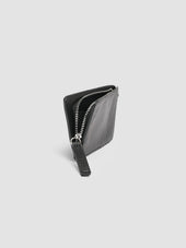 BERGE’ 103 - Black Woven Leather Card Holder