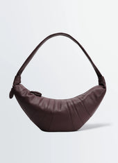 LARGE CROISSANT BAG IN LEATHER