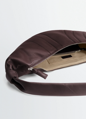 Large Croissant Bag In Leather