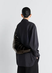 Medium Croissant Bag In Coated Cotton