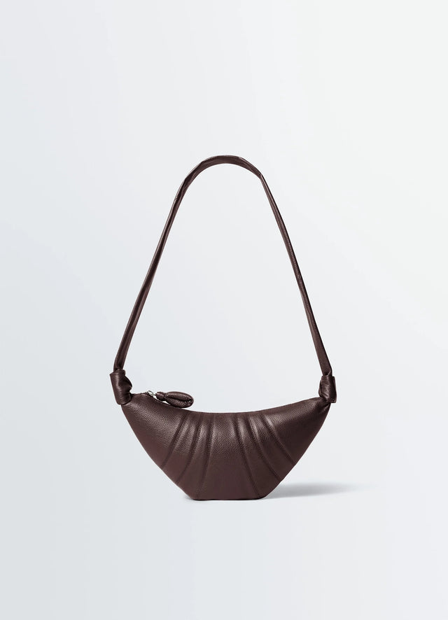 SMALL CROISSANT BAG IN LEATHER