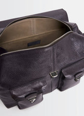 Week End Gear Bag In Leather