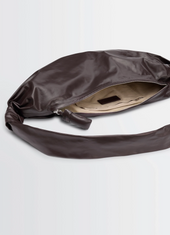 Medium Soft Croissant Bag In Paper Leather