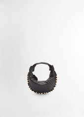 MINI FORTUNE BAG WITH BEADS IN LEATHER