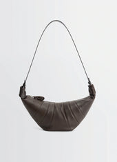 RAIL BELT MEDIUM CROISSANT BAG IN LEATHER