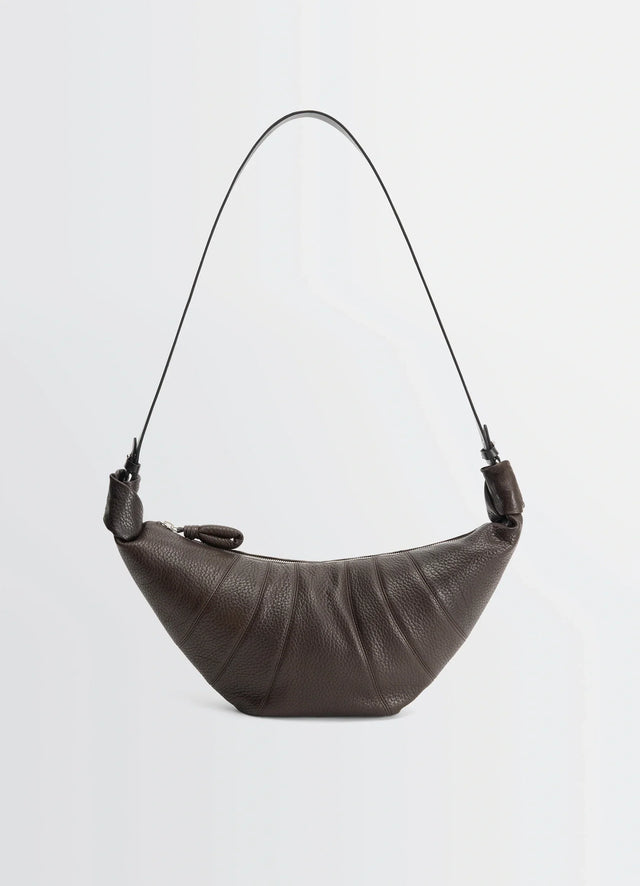 RAIL BELT MEDIUM CROISSANT BAG IN LEATHER