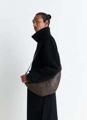 Rail Belt Medium Croissant Bag In Leather