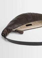 Rail Belt Medium Croissant Bag In Leather