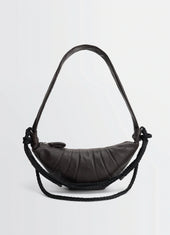 BRAID MEDIUM CROISSANT BAG IN LEATHER