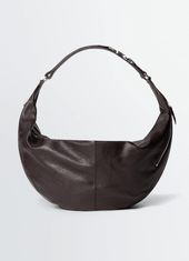 Large Quiver Clip Bag In Leather