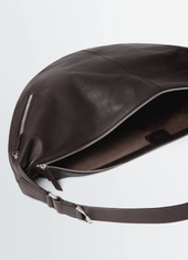 Large Quiver Clip Bag In Leather